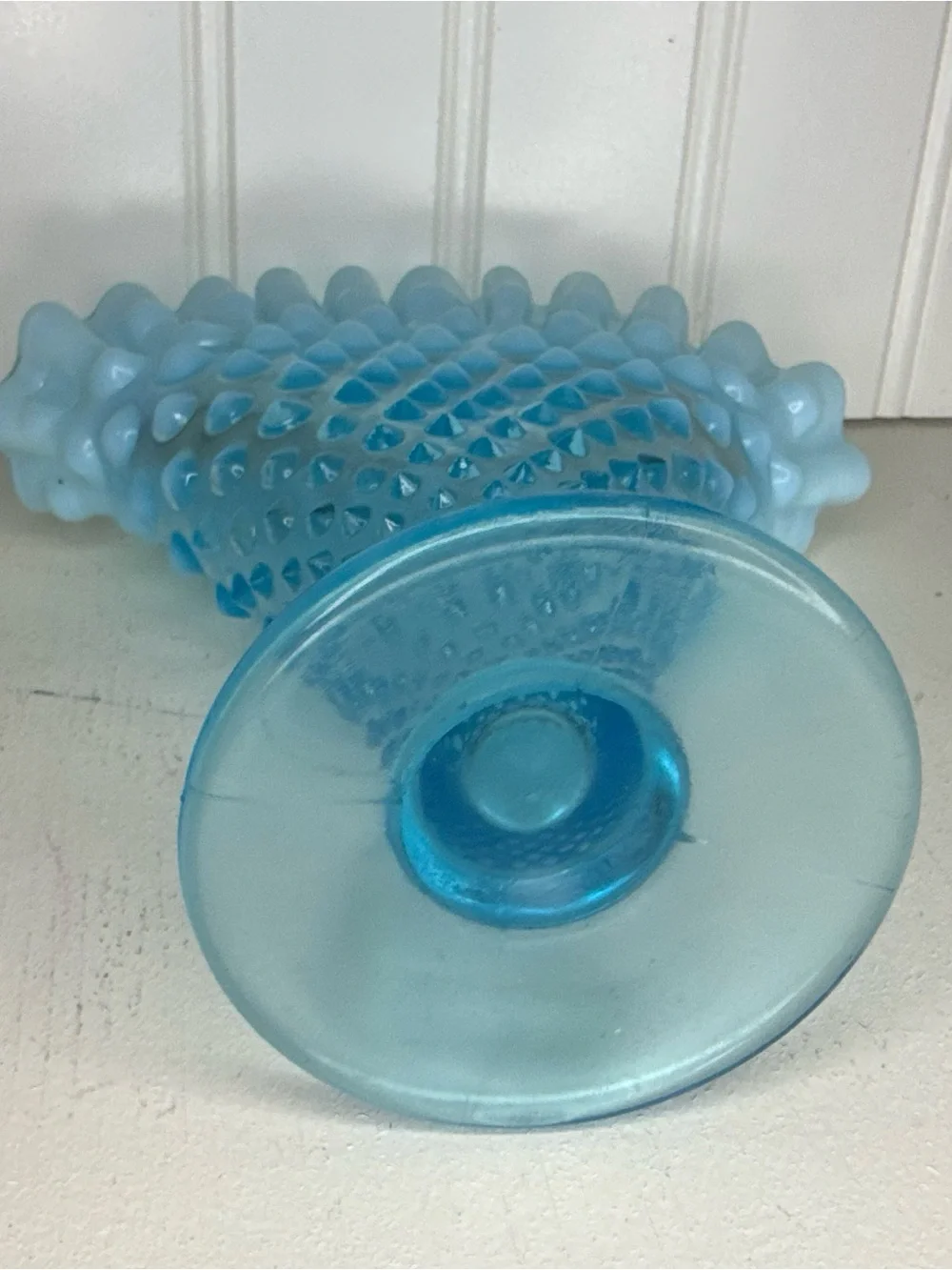 Vintage Fenton Blue Opalescent 6